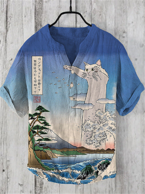 Chemise Léon | Lin mélangé, Style Japonais Contemporain 16