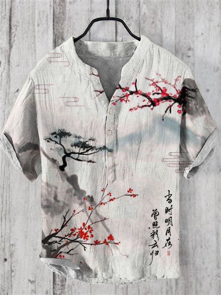 Chemise Léon | Lin mélangé, Style Japonais Contemporain 17