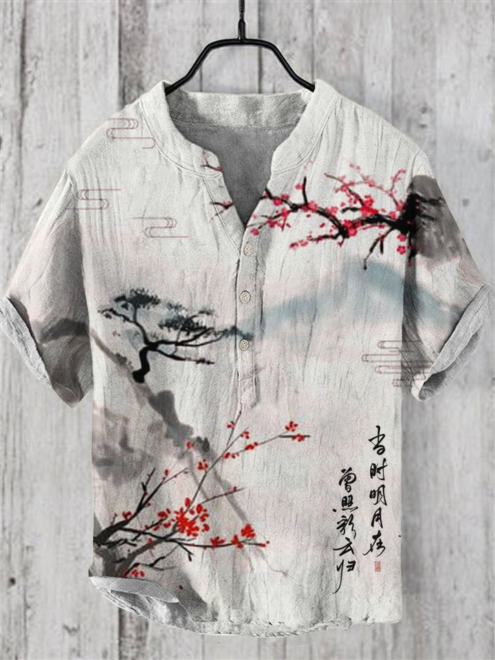 Chemise Léon | Lin mélangé, Style Japonais Contemporain 17