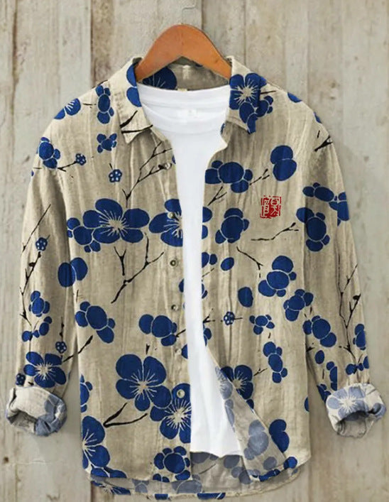 Chemise Léon | Lin mélangé, Style Japonais Contemporain 4