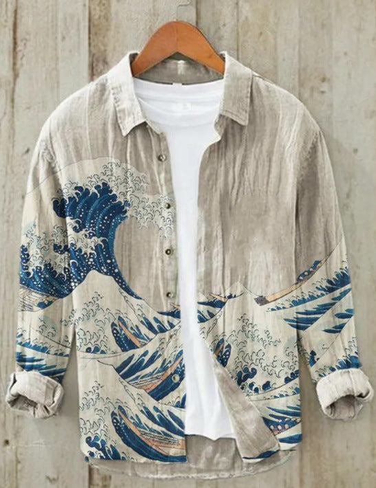 Chemise Léon | Lin mélangé, Style Japonais Contemporain 5