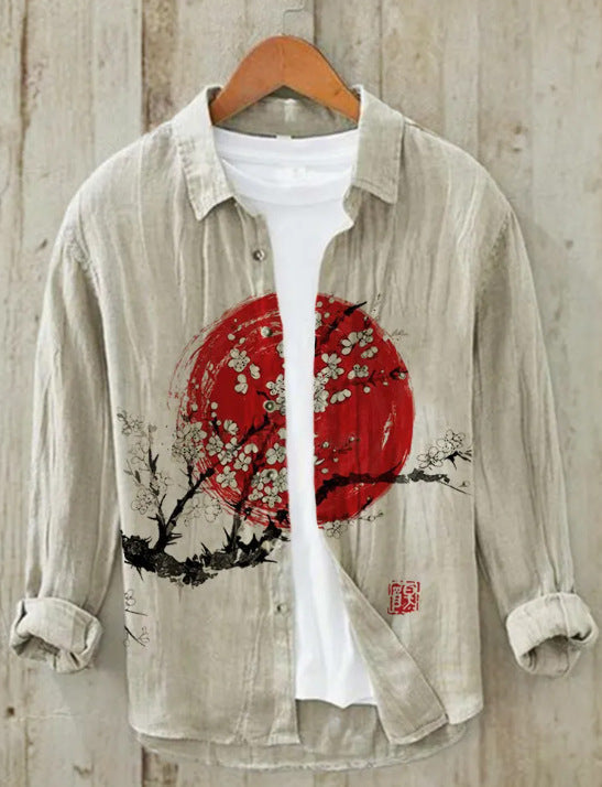 Chemise Léon | Lin mélangé, Style Japonais Contemporain 6