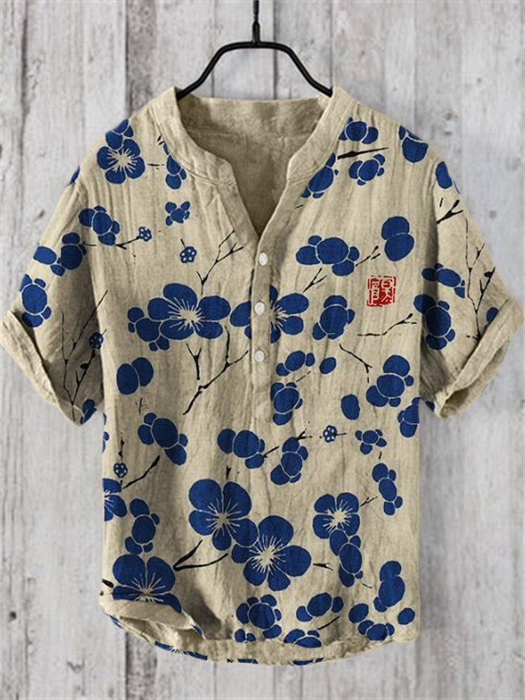 Chemise Léon | Lin mélangé, Style Japonais Contemporain 8