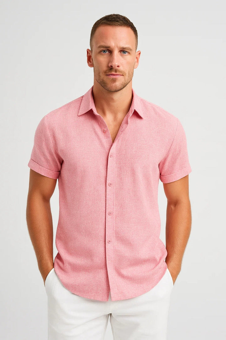 Chemise Théodore | Homme Manche Courte, Coupe Regular, Col Classique 2