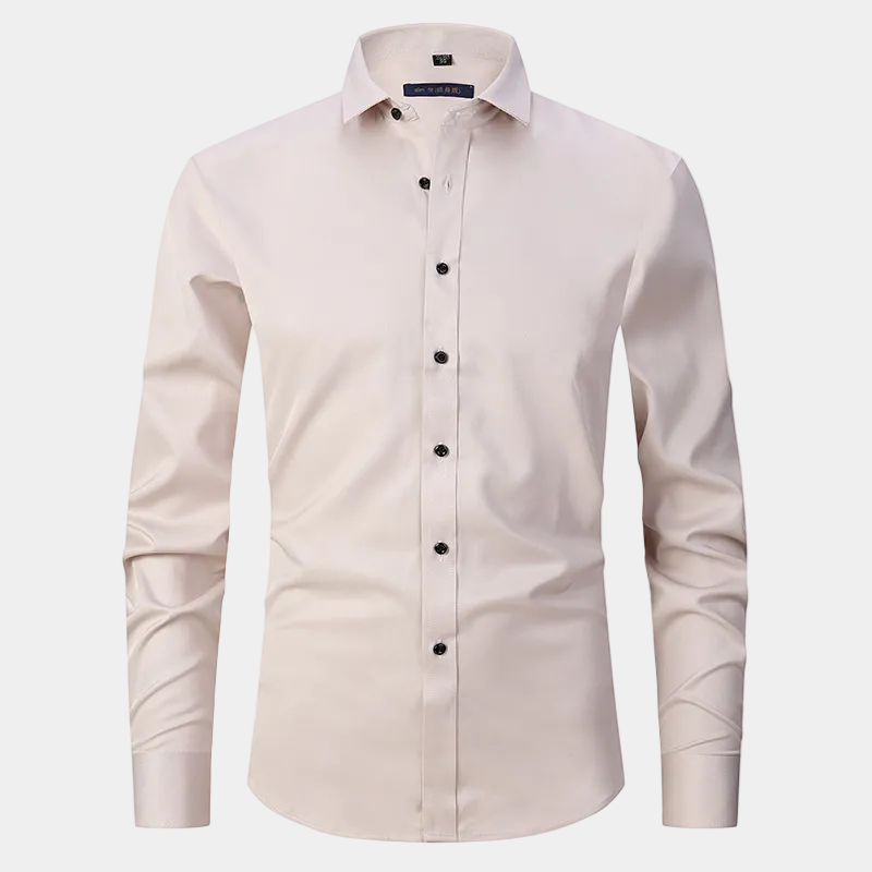 Chemise Unie Hugo | Manches Longues, Col Classique en Coton 10