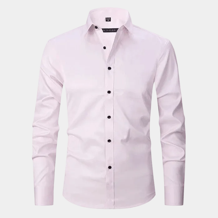 Chemise Unie Hugo | Manches Longues, Col Classique en Coton 7