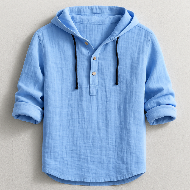 Chemise à Capuche Liora | Lin Naturel & Design Contemporain 0