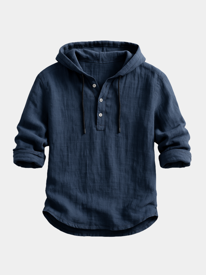 Chemise à Capuche Liora | Lin Naturel & Design Contemporain 1