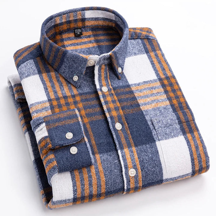 Chemise à Carreaux Laurent | Élégance Moderne en Coton pour Homme 2