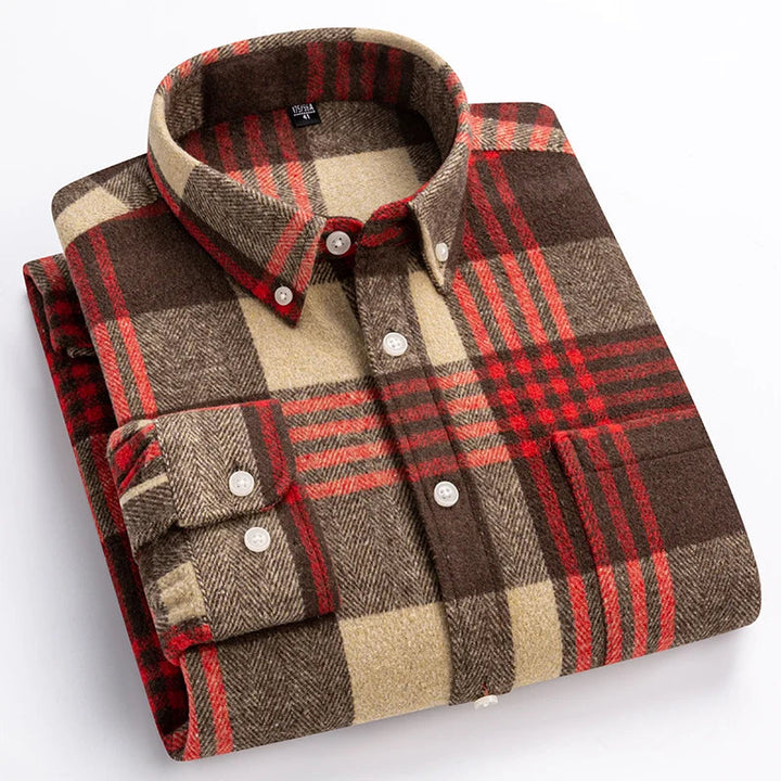Chemise à Carreaux Laurent | Élégance Moderne en Coton pour Homme 4