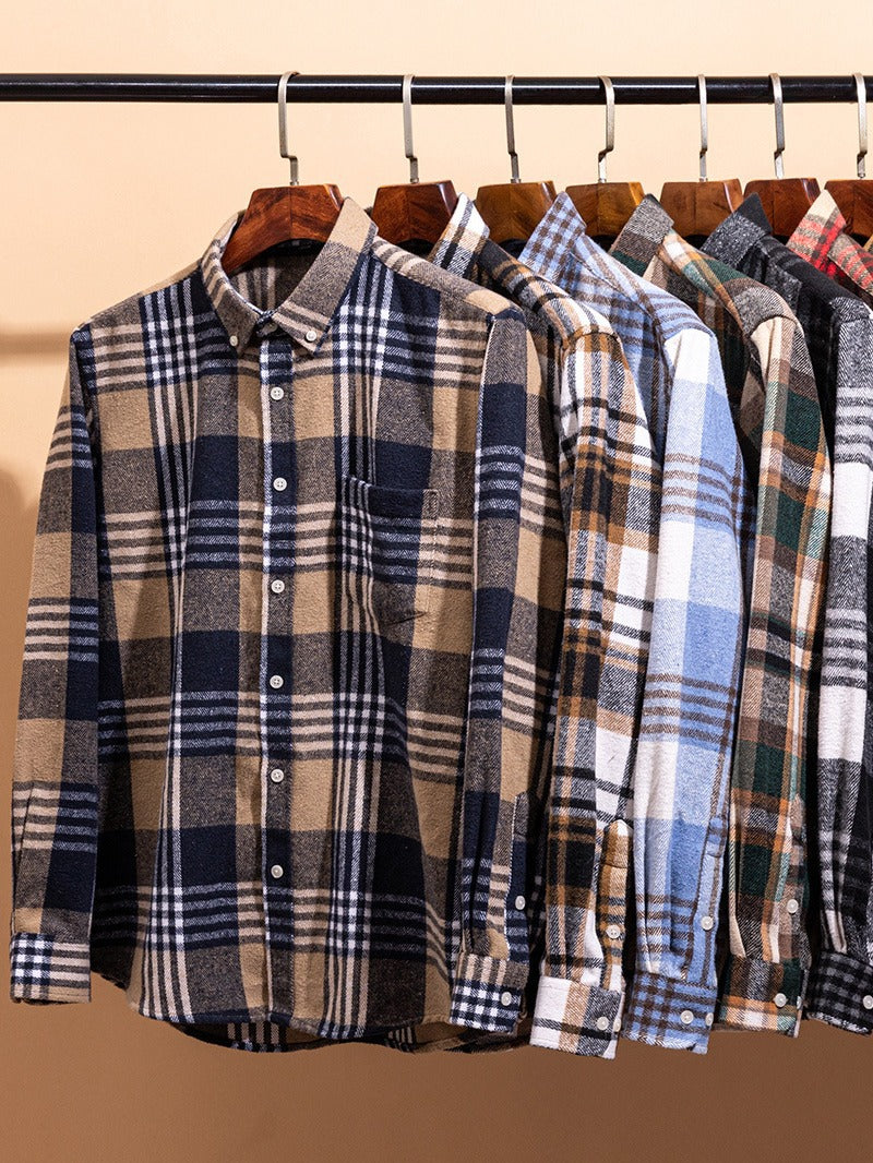 Chemise à Carreaux Laurent | Élégance Moderne en Coton pour Homme 5