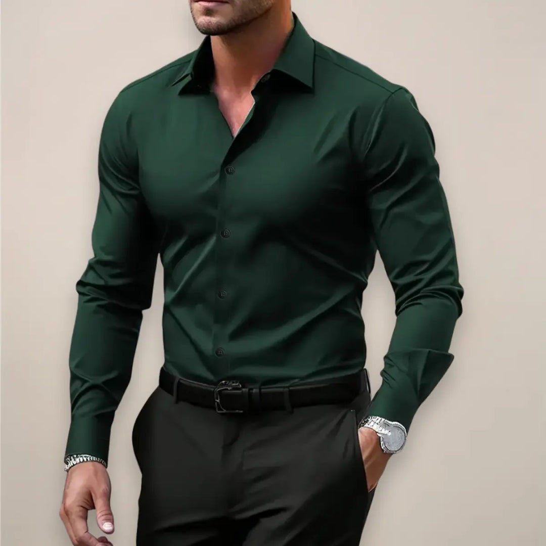 Chemise classique Celvoir | Col structuré, coupe régulière homme 2