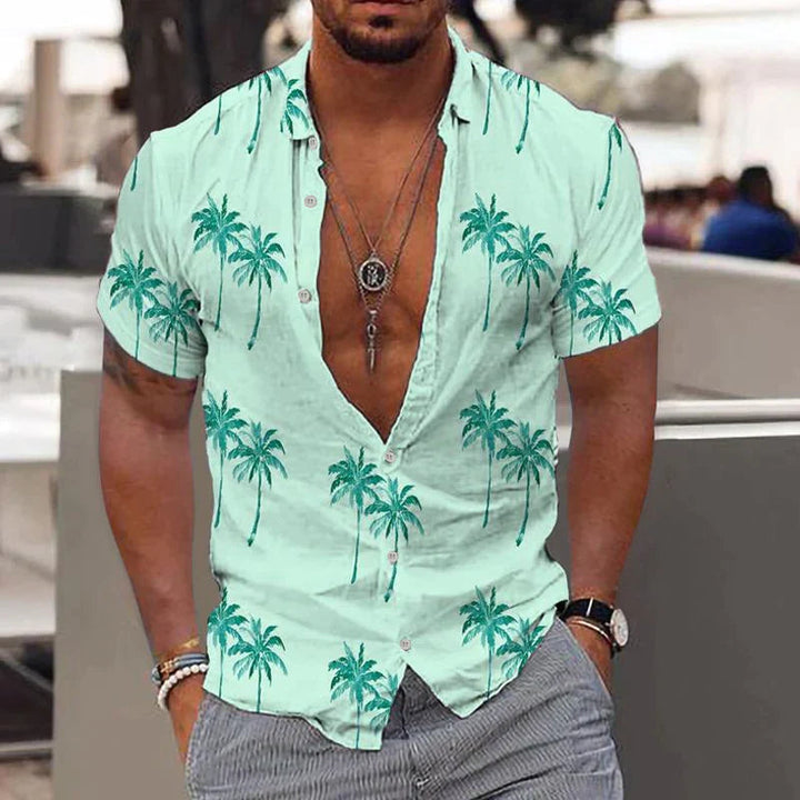 Chemise d'Été Palmo | Imprimé Palmier, Tissu Léger & Coupe Relax 2