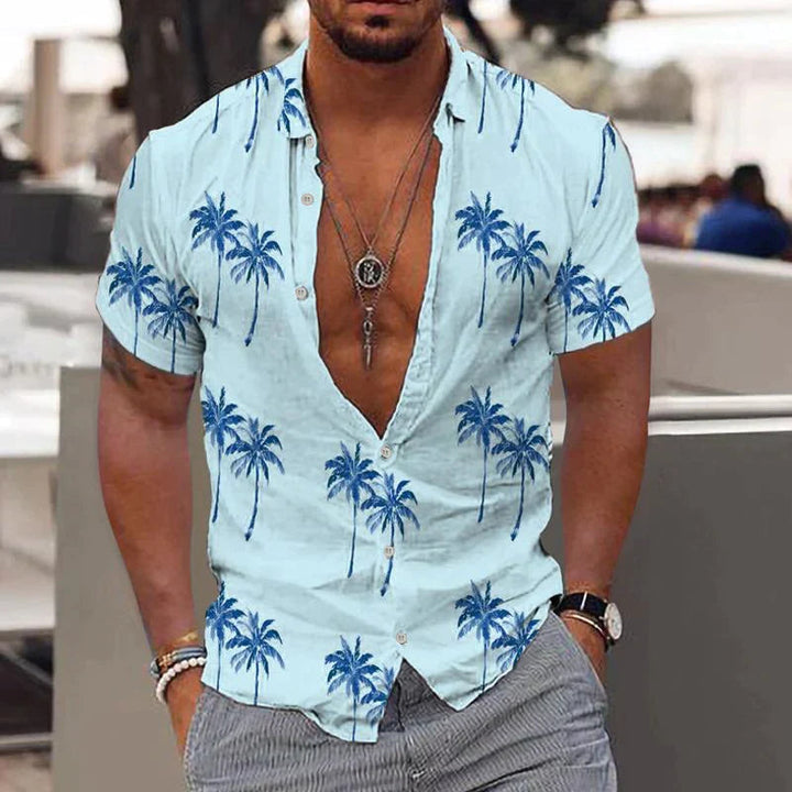 Chemise d'Été Palmo | Imprimé Palmier, Tissu Léger & Coupe Relax 4
