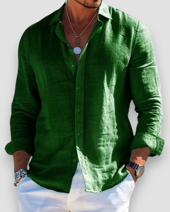 Chemise d'été Eliott | Lin fluide & coupe élégante 6
