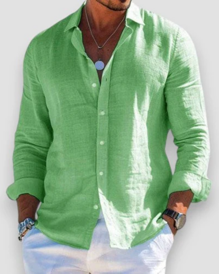 Chemise d'été Eliott | Lin fluide & coupe élégante 8