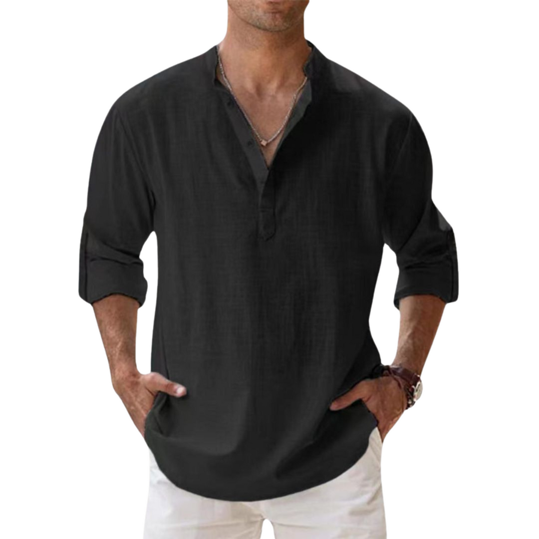 Chemise décontractée Antoine | Lin léger & respirant pour homme 0