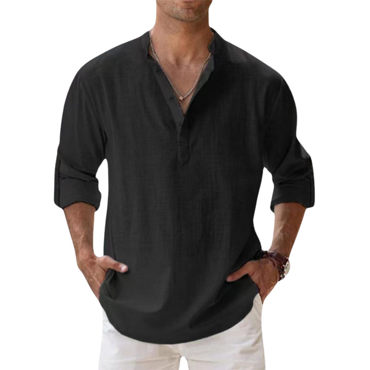 Chemise décontractée Antoine | Lin léger & respirant pour homme 0