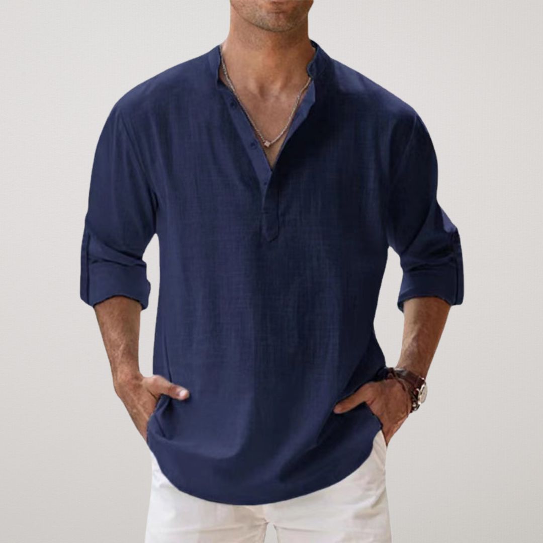 Chemise décontractée Antoine | Lin léger & respirant pour homme 1