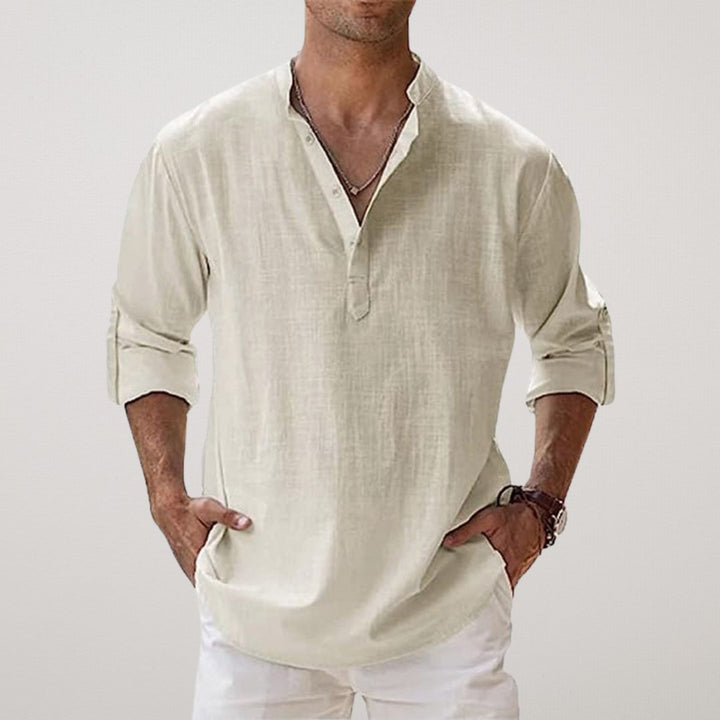 Chemise décontractée Antoine | Lin léger & respirant pour homme 8