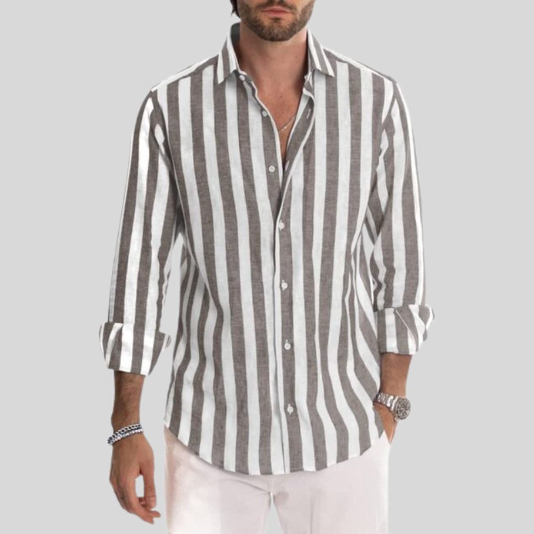 Chemise décontractée Lucas | Manches longues en coton, design classique 2