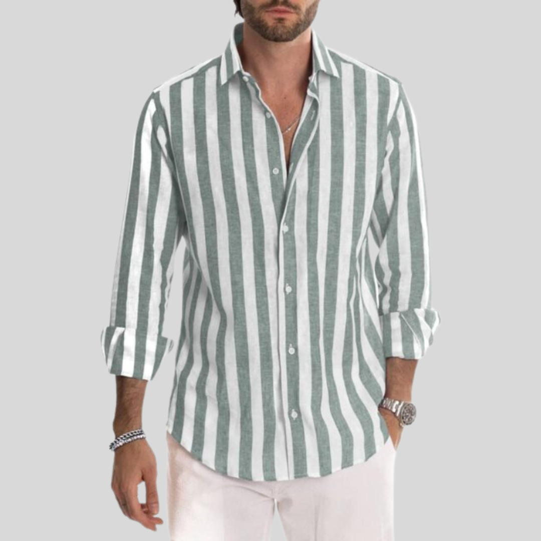 Chemise décontractée Lucas | Manches longues en coton, design classique 3