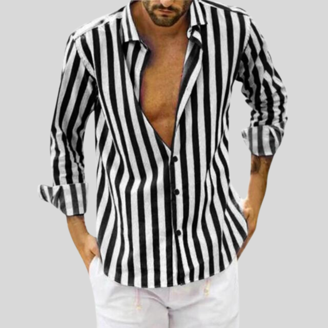Chemise décontractée Lucas | Manches longues en coton, design classique 4