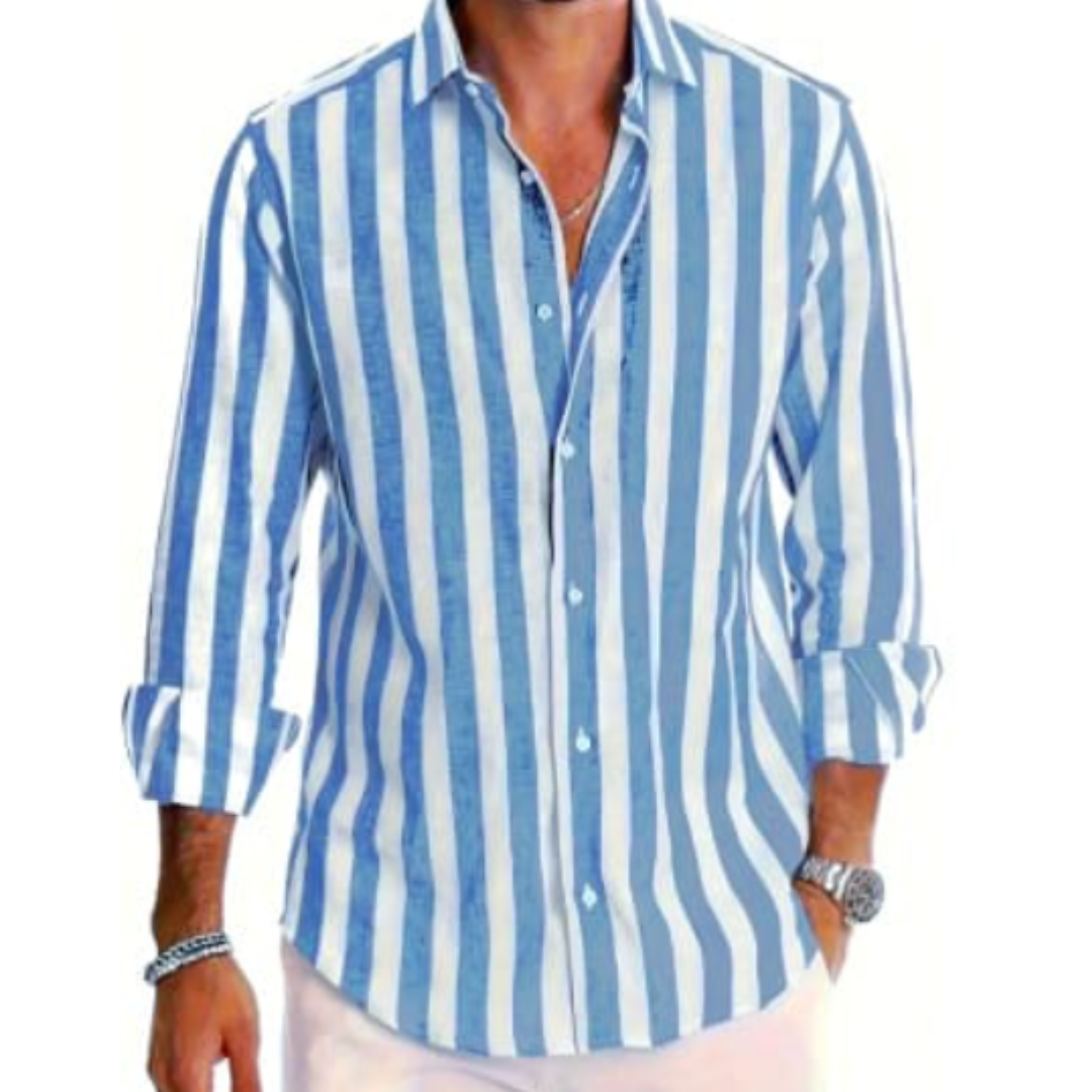 Chemise décontractée Lucas | Manches longues en coton, design classique 7