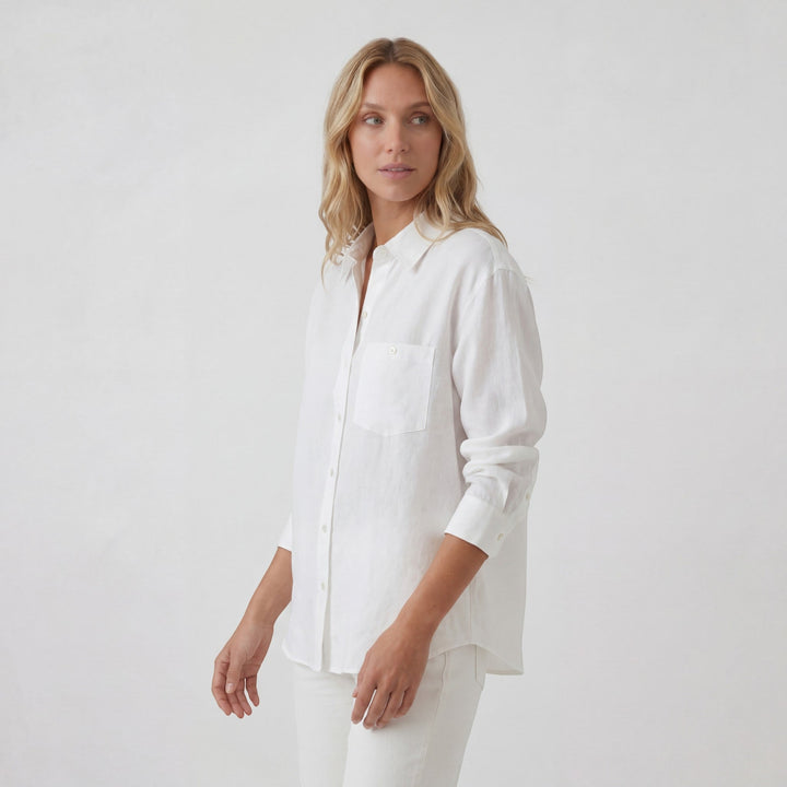 Chemise en Lin Femme Riche Cote | Légère, Décontractée, Respirante 2