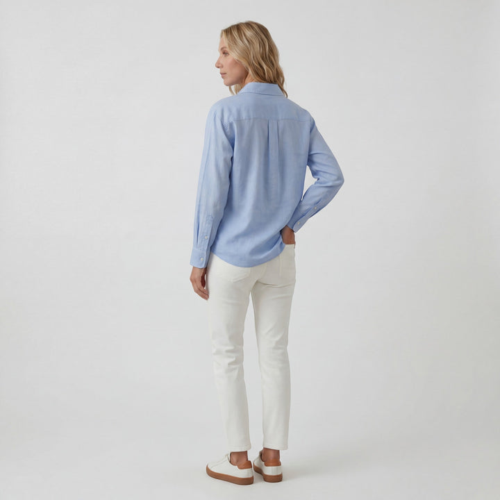 Chemise en Lin Femme Riche Cote | Légère, Décontractée, Respirante 5