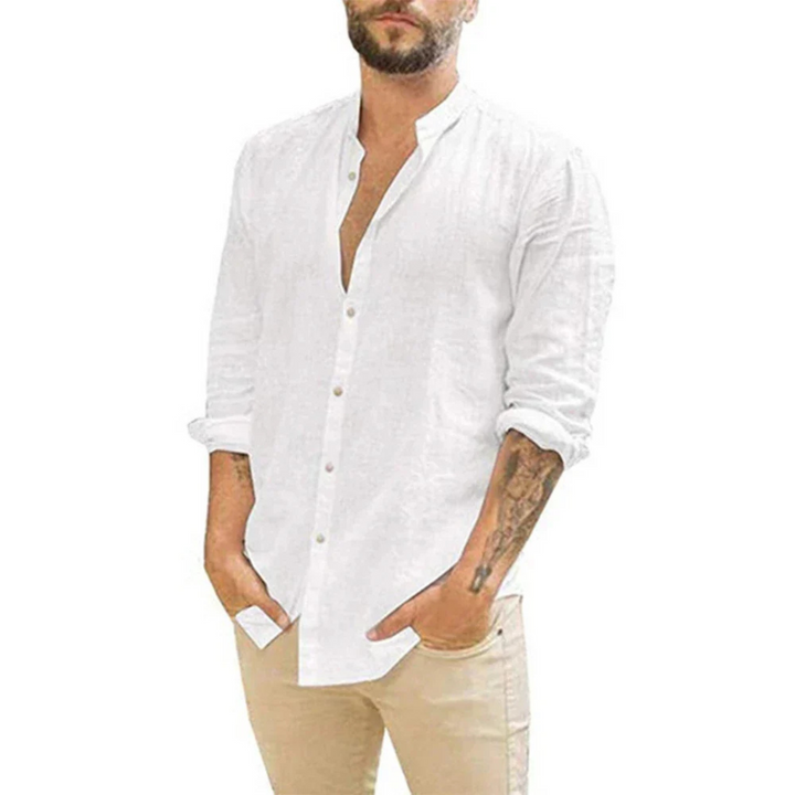 Chemise en lin Léo | Lin léger, coupe ample pour journées chaudes 2