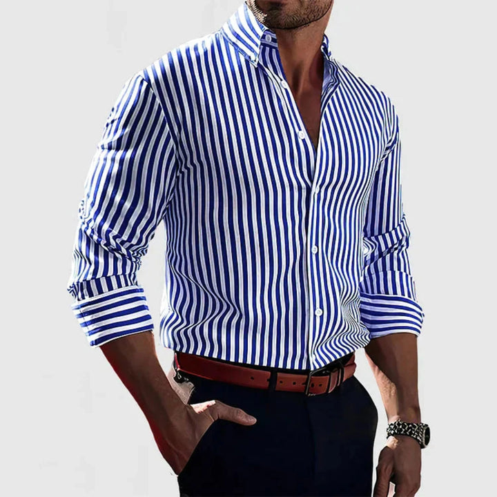 Chemise homme Hugo | Rayée moderne, coupe ajustée et légère 0