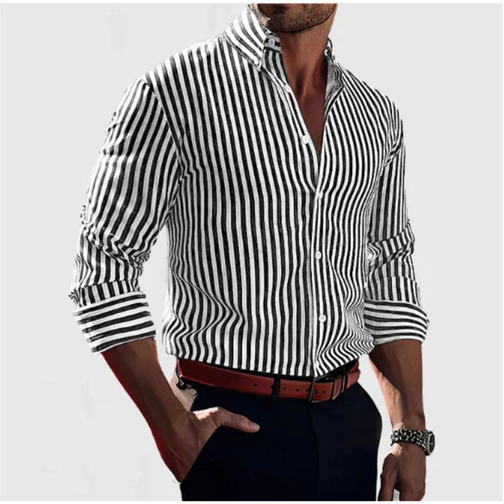Chemise homme Hugo | Rayée moderne, coupe ajustée et légère 1