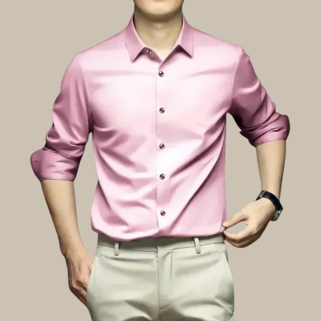 Chemise homme Léon | Soie douce, style décontracté et confort exceptionnel 5
