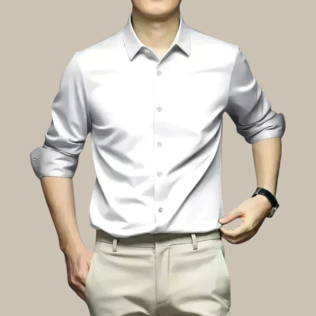 Chemise homme Léon | Soie douce, style décontracté et confort exceptionnel 6