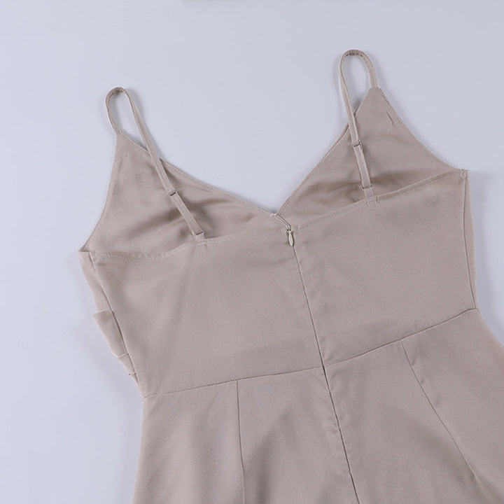 Robe Satinée Victoire | Fente Latérale, Bretelles Fines, Glamour 6