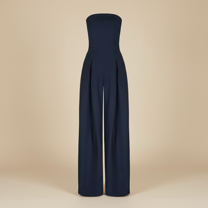 Combinaison Bustier Julie Femme | Élégance Moderne, Coupe Fluide, Jambes Larges 1