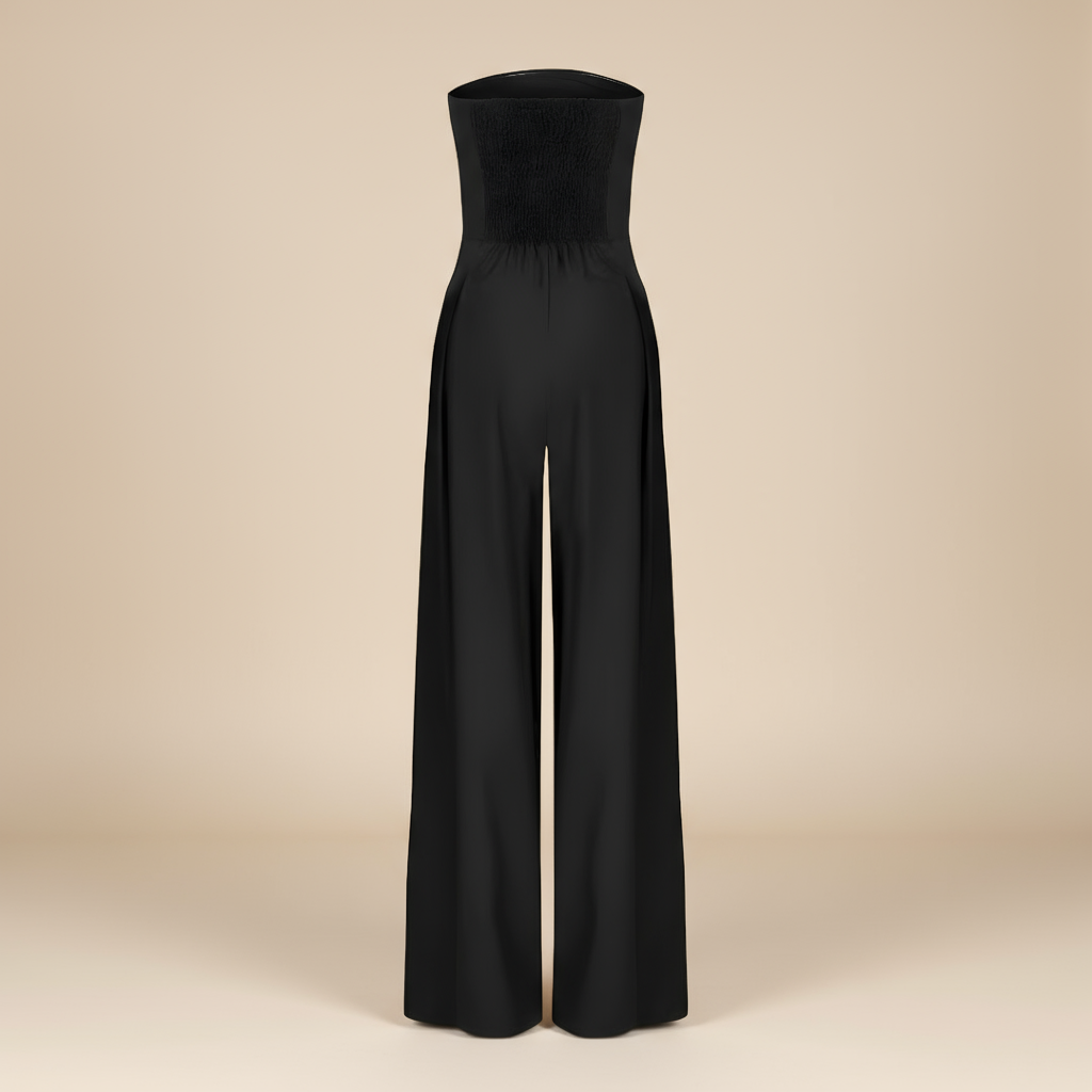 Combinaison Bustier Julie Femme | Élégance Moderne, Coupe Fluide, Jambes Larges 3