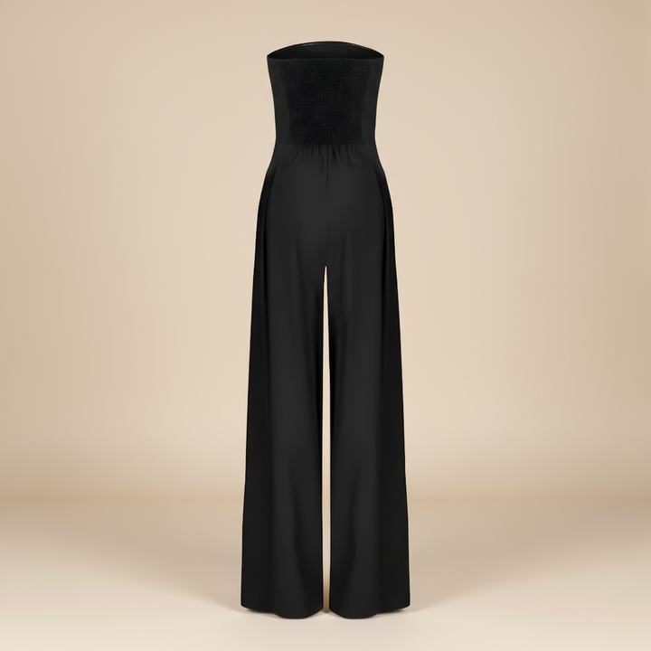 Combinaison Bustier Julie Femme | Élégance Moderne, Coupe Fluide, Jambes Larges 3