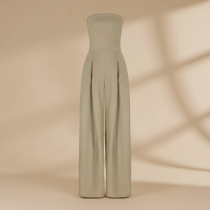 Combinaison Bustier Julie Femme | Élégance Moderne, Coupe Fluide, Jambes Larges 5