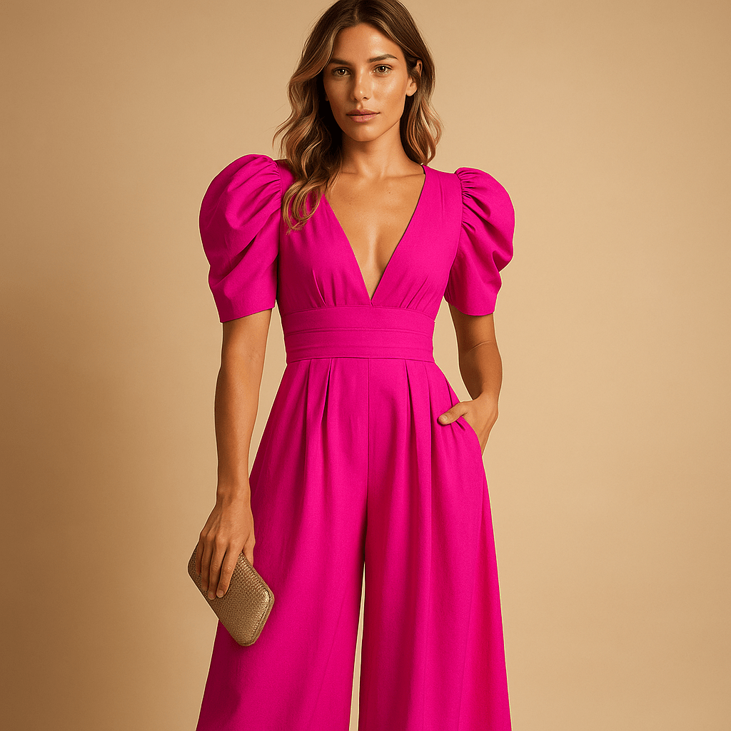 Combinaison femme à manches longues Célina | Coupe ajustée, design épuré 4
