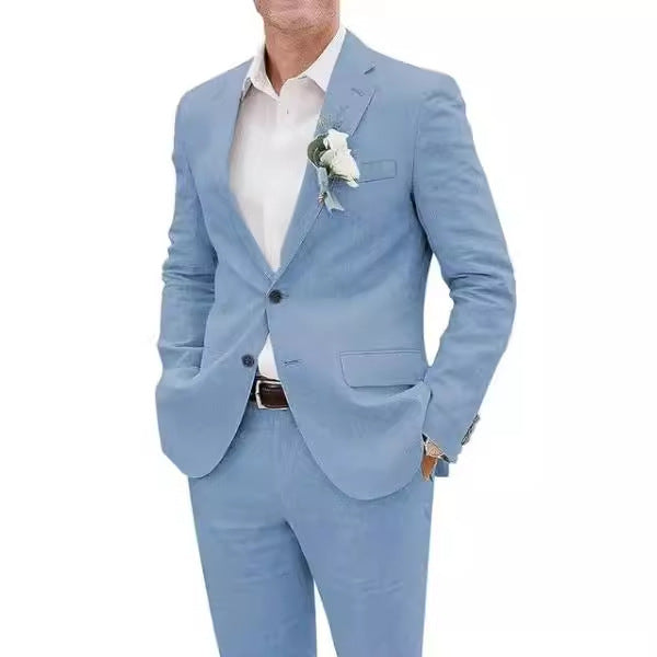 Costume Beige Homme Lucas | Lin Léger & Coupe Ajustée 3
