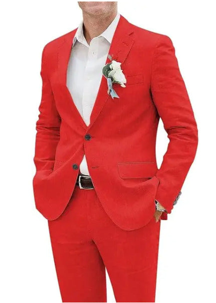Costume Beige Homme Lucas | Lin Léger & Coupe Ajustée 7