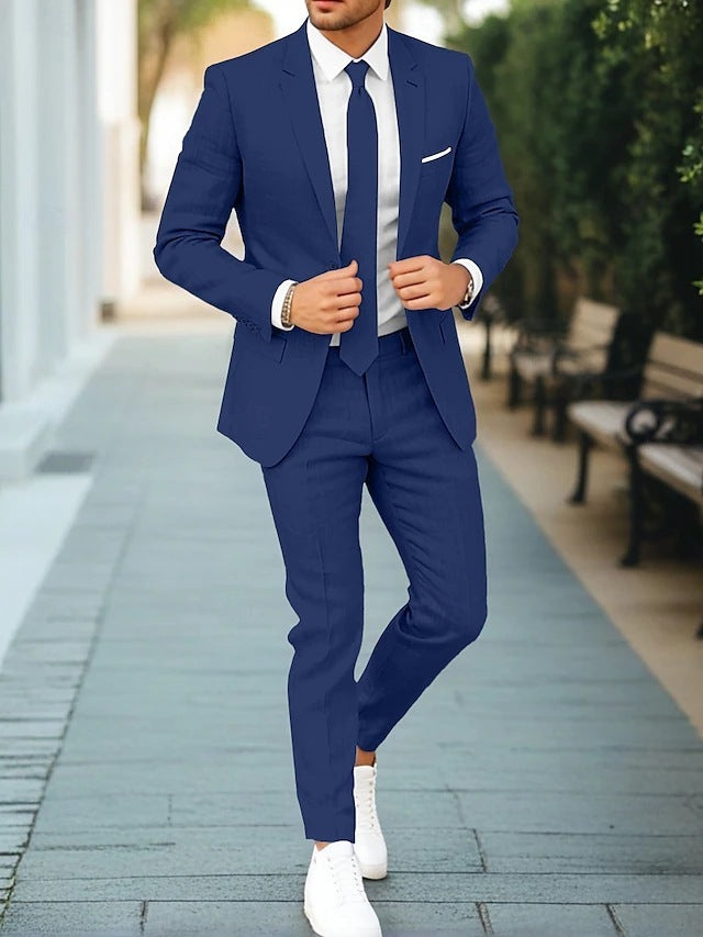 Costume Beige Homme Maël | Lin Léger & Coupe Ajustée pour Mariage 7