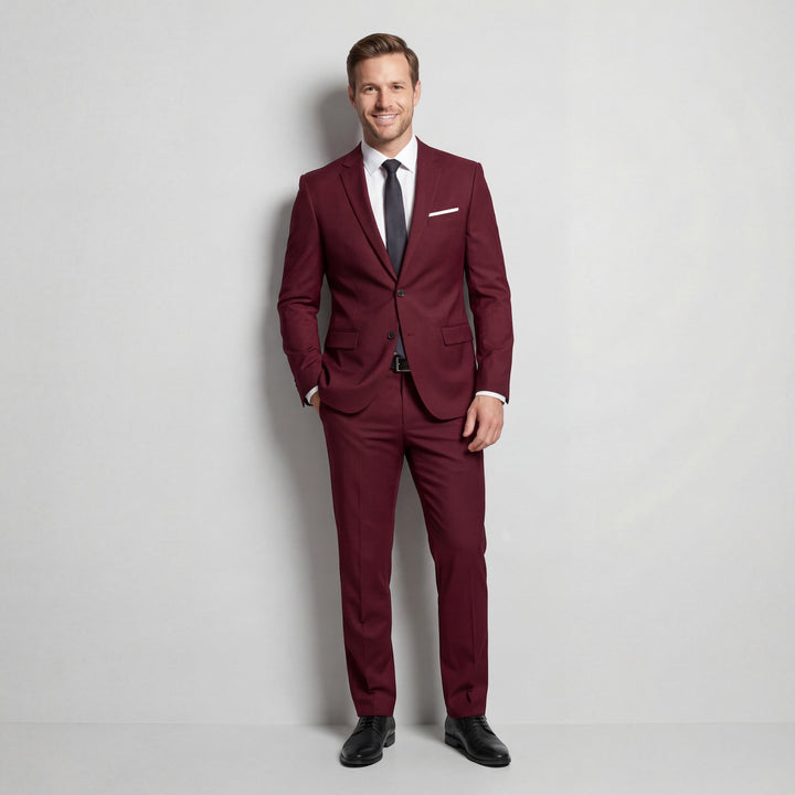 Costume Celvon Homme | Deux Pièces En Laine Mélangée, Coupe Ajustée 4