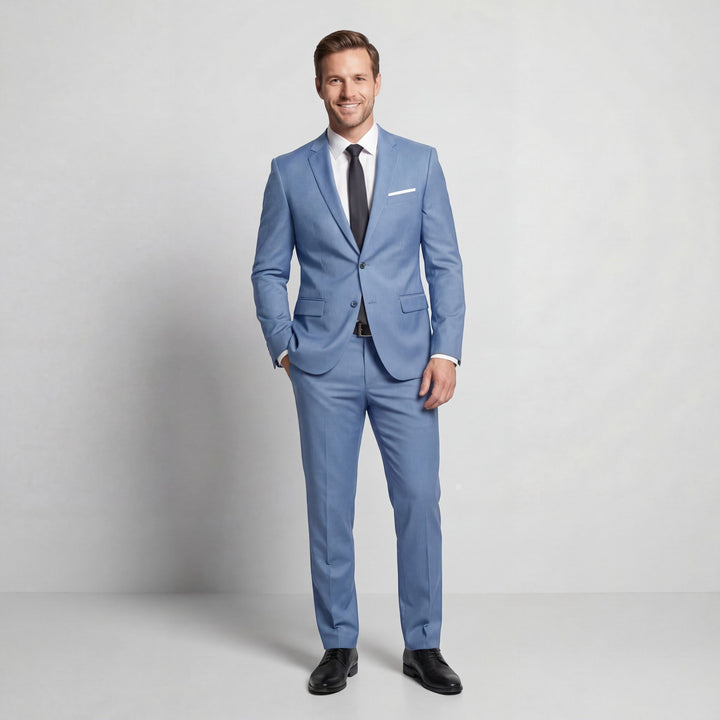 Costume Celvon Homme | Deux Pièces En Laine Mélangée, Coupe Ajustée 6