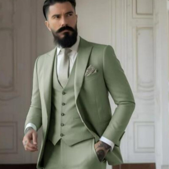 Costume Jean Élancé 3 Pièces Homme | Élégance Moderne pour Mariage et Événements Formels 1