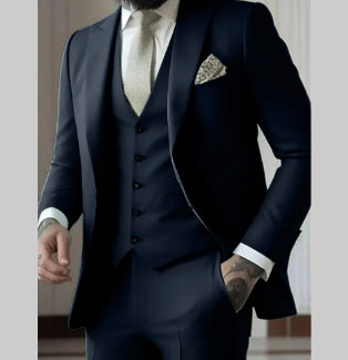 Costume Jean Élancé 3 Pièces Homme | Élégance Moderne pour Mariage et Événements Formels 10