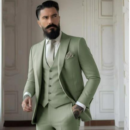 Costume Jean Élancé 3 Pièces Homme | Élégance Moderne pour Mariage et Événements Formels 2