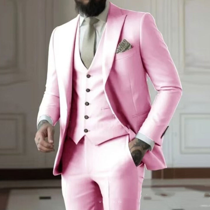 Costume Jean Élancé 3 Pièces Homme | Élégance Moderne pour Mariage et Événements Formels 9